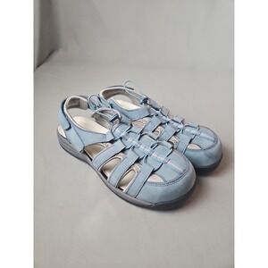 Barefoot Freedom Element Leather Adjustable Fisherman Sandals Size 10WW NWT